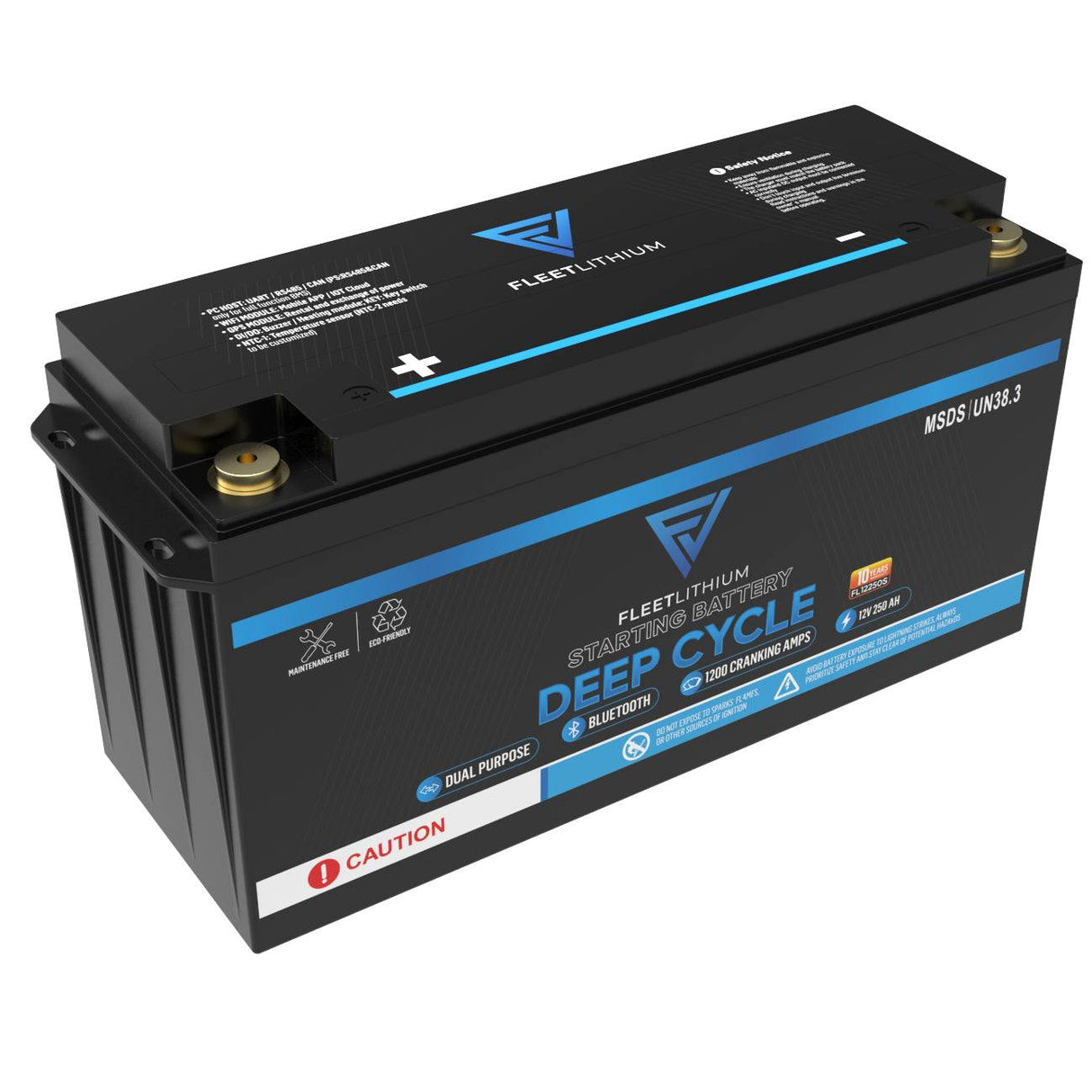 BlueMax 12V 250Ah Group 4D Marine Battery