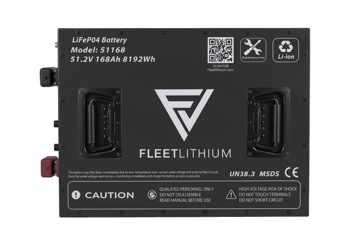51V 168Ah Fleet Lithium Battery — NexGen BMS