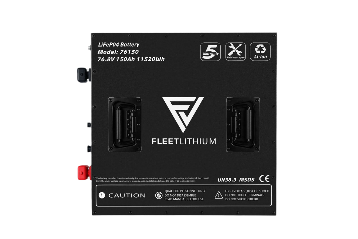 76 Volt 150 AH Fleet Lithium Battery