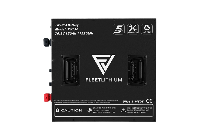 76 Volt 150 AH Fleet Lithium Battery