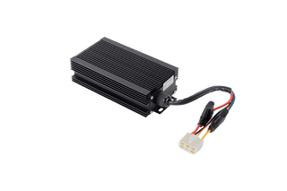 Fleet Lithium 51 Volt Fleet Lithium 105AH w/ NexGen BMS - Bundle, showing a voltage converter with wire harness.