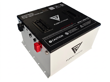 Fleet Lithium 76.8V 168Ah Fleet Lithium Battery — NexGen BMS with red breaker switch