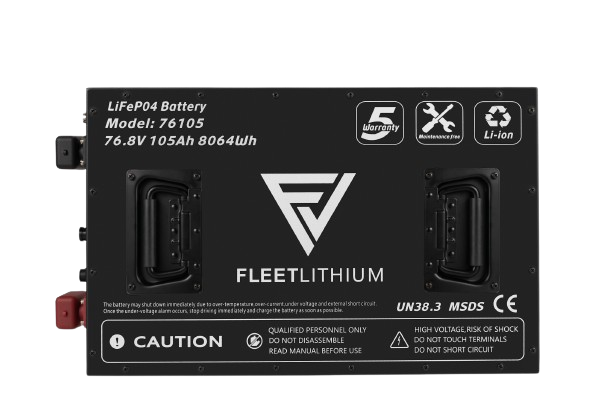 76 Volt 105 AH Fleet Lithium Battery