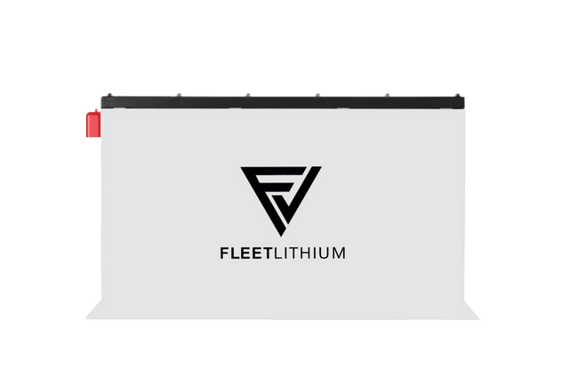 Fleet Lithium 76.8V 168Ah Fleet Lithium Battery Bundle — NexGen BMS, showing the front of the battery with the Fleet Lithium logo centered.