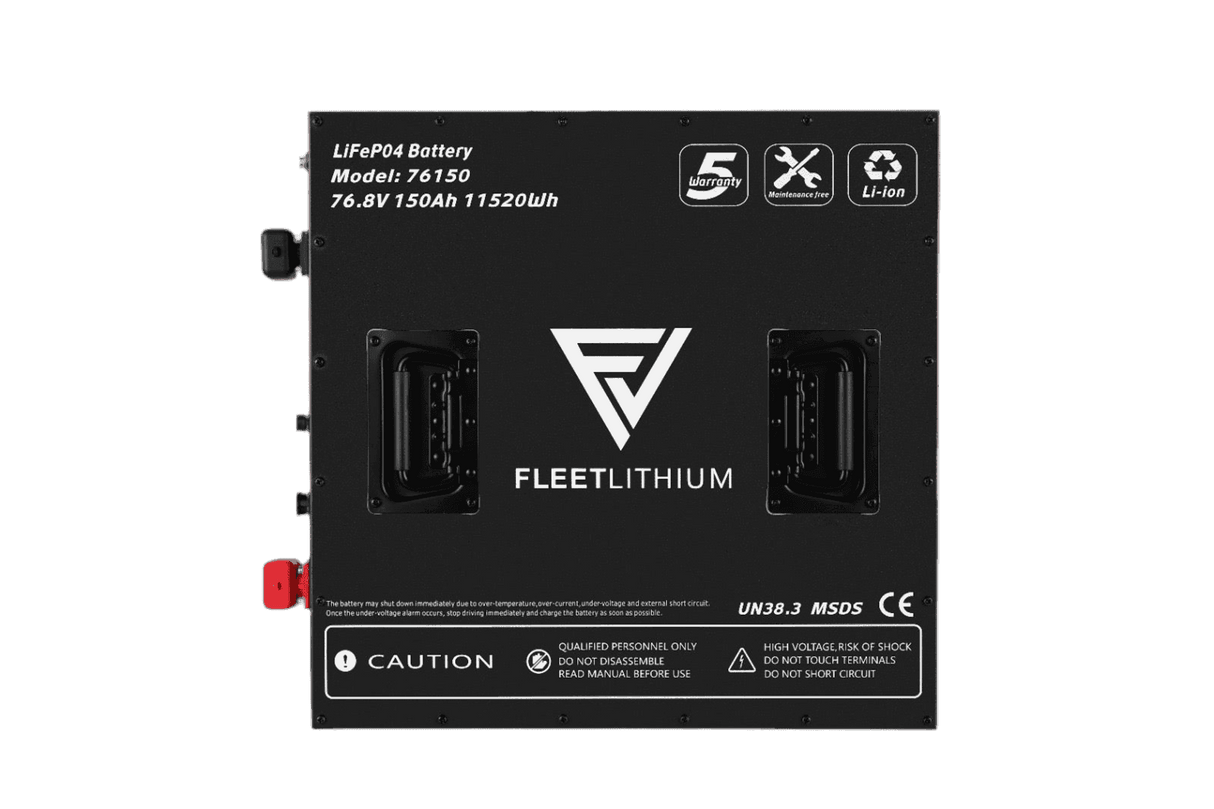 76 Volt 150 AH Fleet Lithium Battery Bundle