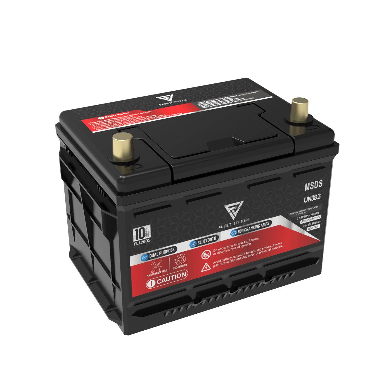 76.8V 168Ah Fleet Lithium Battery — NexGen BMS