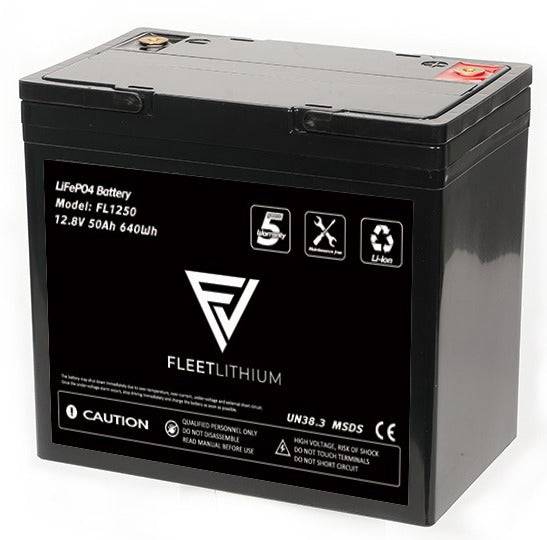 12V 50Ah Deep Cycle Lithium Battery