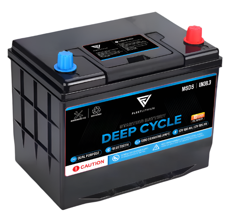 12V 100 AH Marine (Group 24) Deep Cycle Lithium Battery