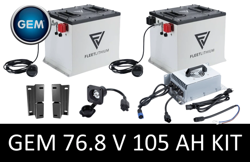 1999-2004 GEM LSV 76.8V 105Ah Lithium Conversion Kit