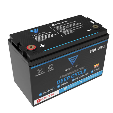 BlueMax Marine 12V 200Ah LiFePO4 Deep Cycle Battery (Group 27)