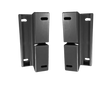 Fleet Lithium Battery Tray Mounting Bracket (2-Pack) shows two dark grey metal brackets with multiple mounting slots, viewed from the front.
