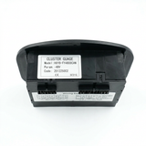 Black Digital 48V LCD Cluster Gauge, Model HXYB-FY4800CAN, with wiring diagram.