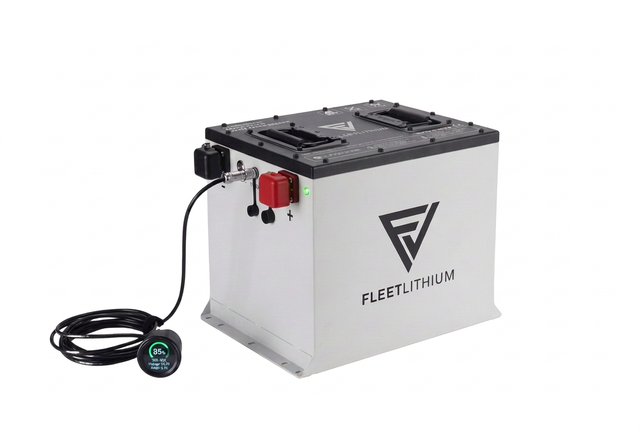 EZGO Workhorse 800 (2001-2003) 36V Lithium Battery Conversion Kit — Fleet Lithium - 105Ah LiFePO4 battery bundle with charger, cables and mounting hardware