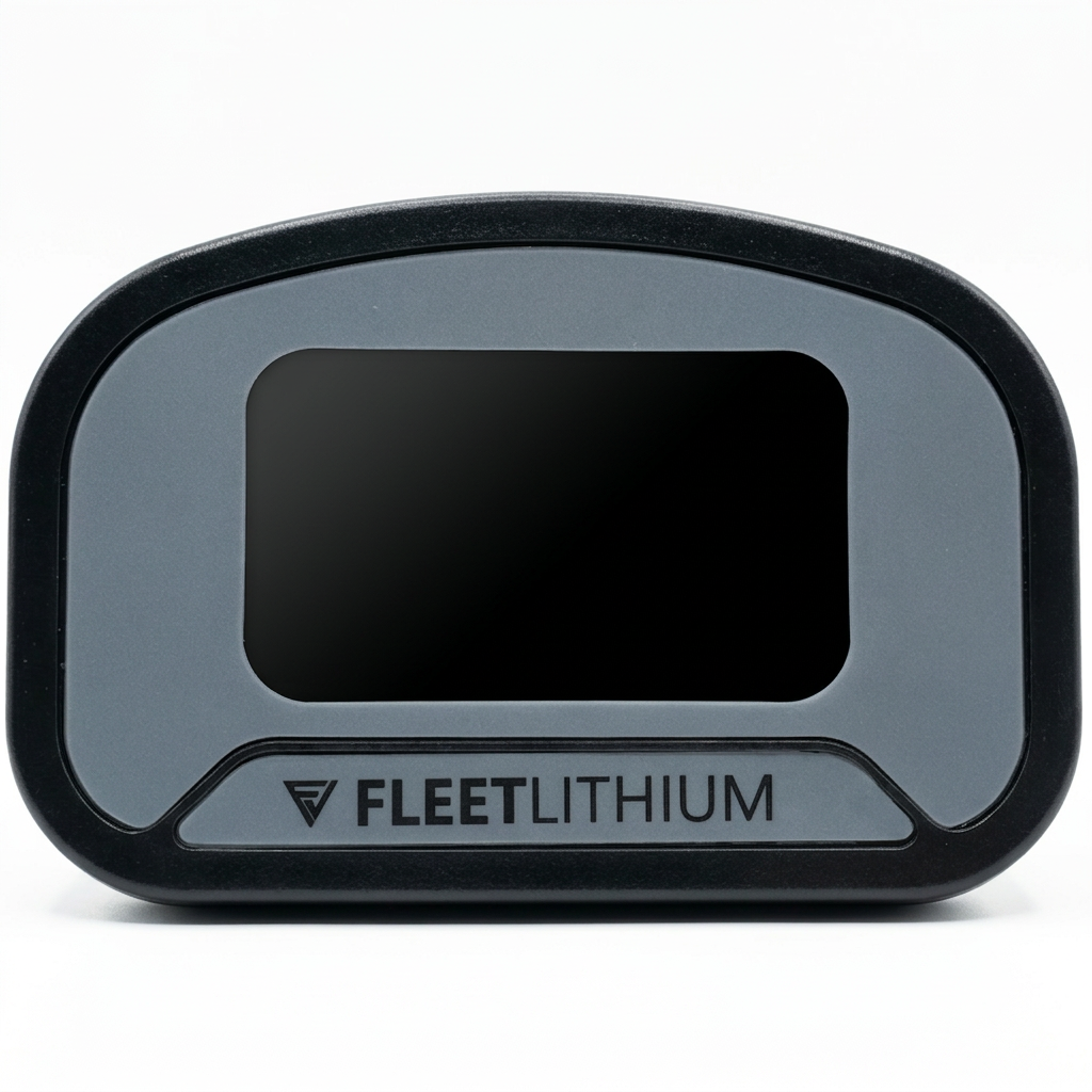 Digital 5" LCD Cluster Display with FleetLithium logo
