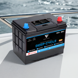 12V 100 AH Marine (Group 24) Deep Cycle Lithium Battery