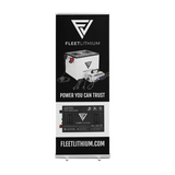 Fleet Lithium Retractable Pop-up Banner