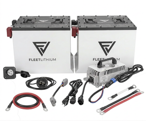 Toro Workman MDE 2008-2015 48V Fleet Lithium Conversion Kit - 210Ah LiFePO4 battery bundle with charger, cables and mounting hardware